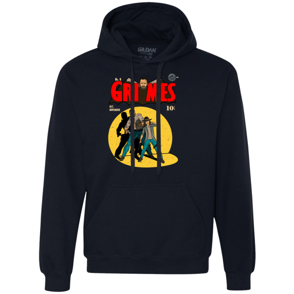 Sweatshirts Navy / S Grimes Premium Fleece Hoodie