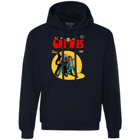 Sweatshirts Navy / S Grimes Premium Fleece Hoodie