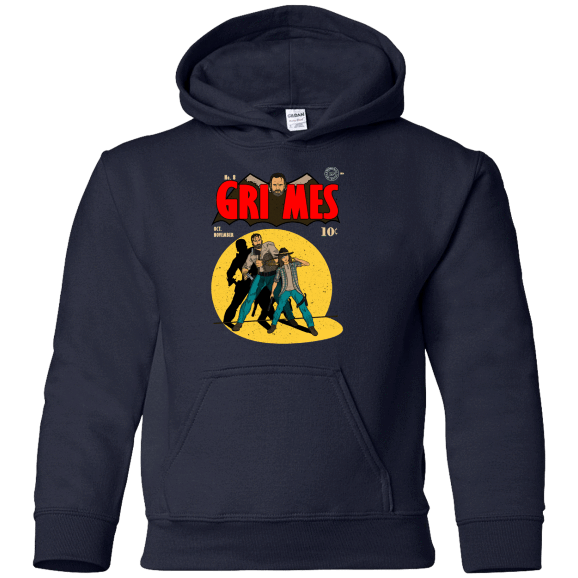 Sweatshirts Navy / YS Grimes Youth Hoodie