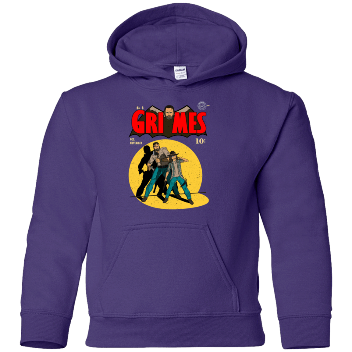 Sweatshirts Purple / YS Grimes Youth Hoodie
