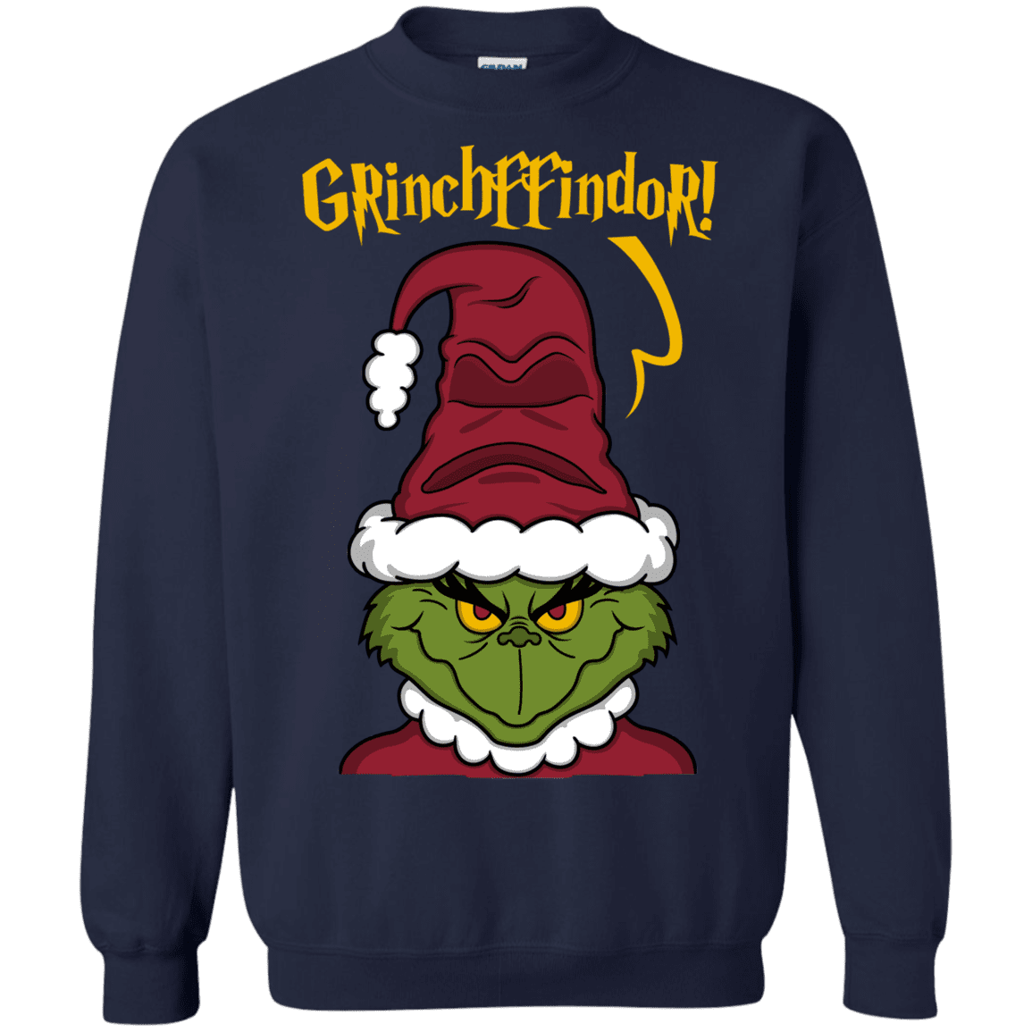 Sweatshirts Navy / S Grinchffindor Crewneck Sweatshirt