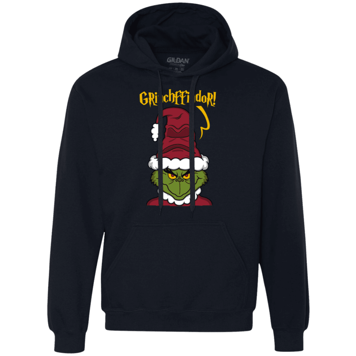 Sweatshirts Navy / S Grinchffindor Premium Fleece Hoodie