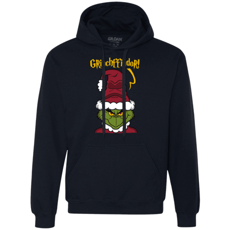 Sweatshirts Navy / S Grinchffindor Premium Fleece Hoodie