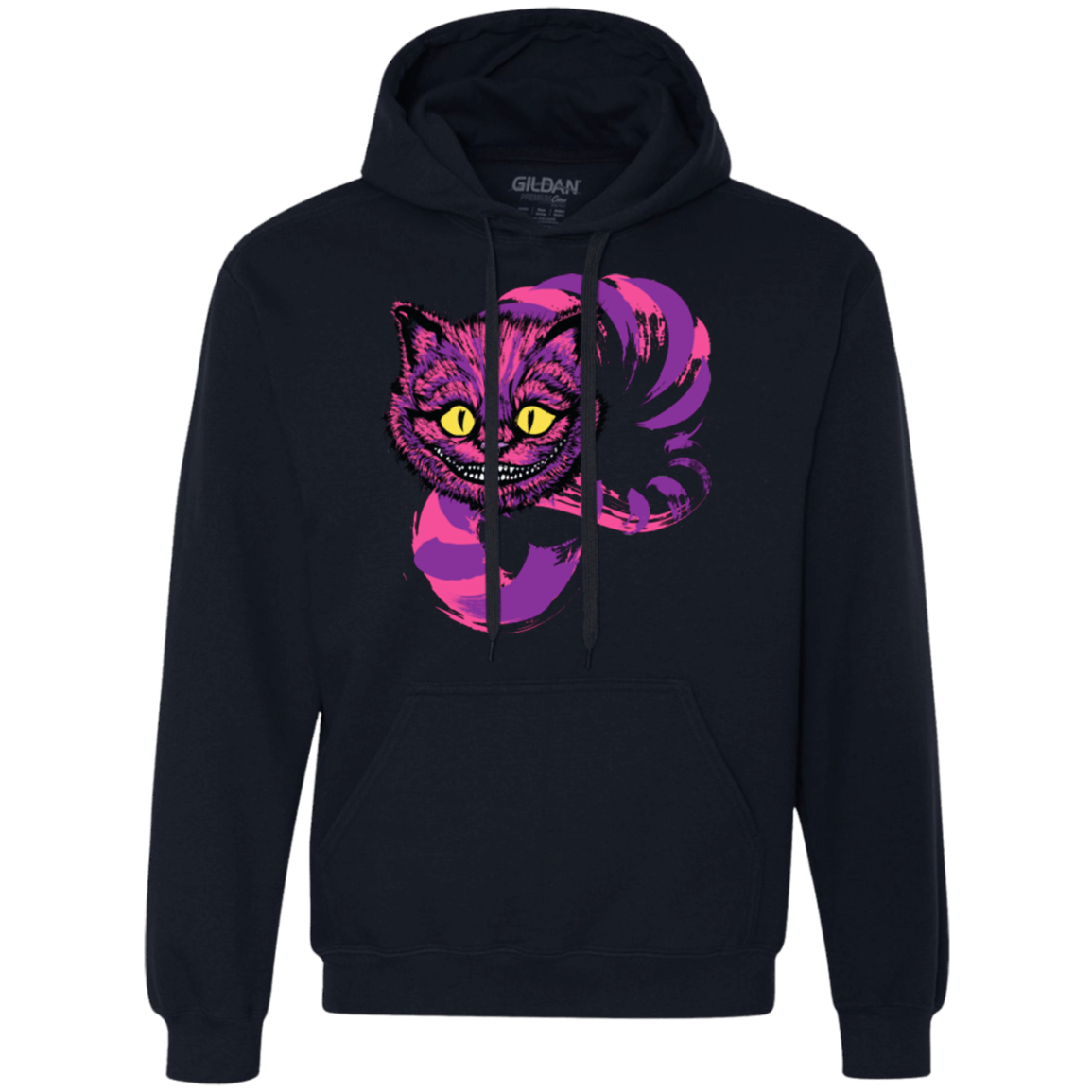 Sweatshirts Navy / Small Grinning Like A Cheshire Cat 2 Premium Fleece Hoodie