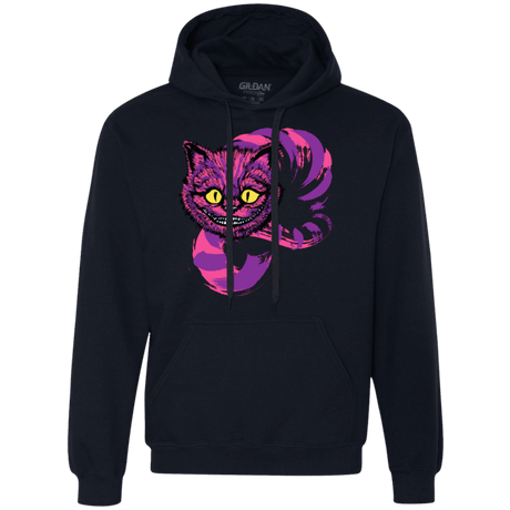 Sweatshirts Navy / Small Grinning Like A Cheshire Cat 2 Premium Fleece Hoodie