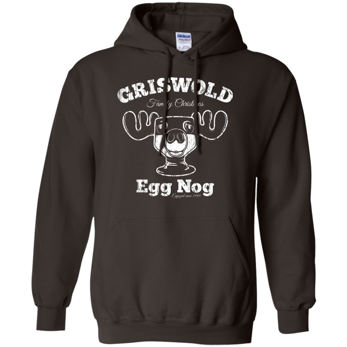 Sweatshirts Dark Chocolate / Small Griswold Christmas Egg Nog Pullover Hoodie