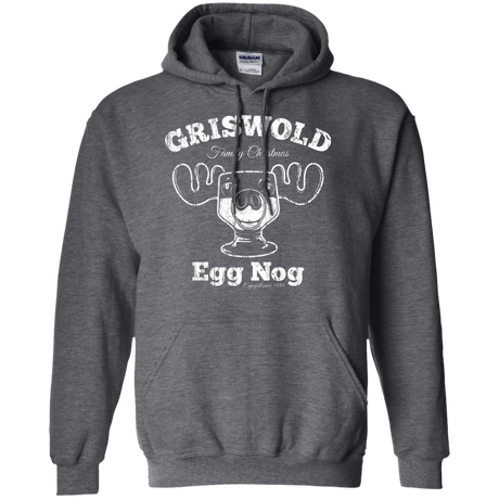 Sweatshirts Dark Heather / Small Griswold Christmas Egg Nog Pullover Hoodie