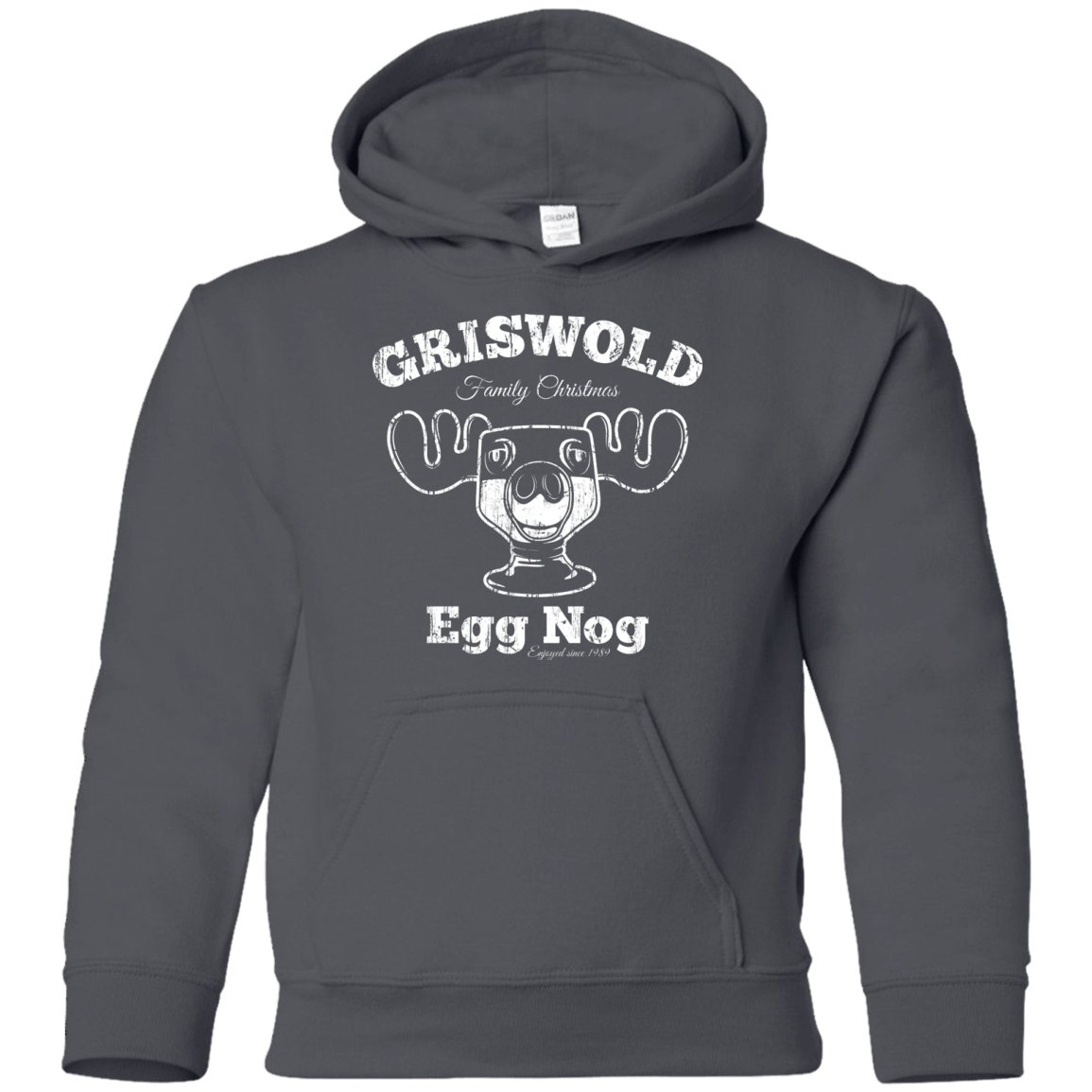 Sweatshirts Charcoal / YS Griswold Christmas Egg Nog Youth Hoodie