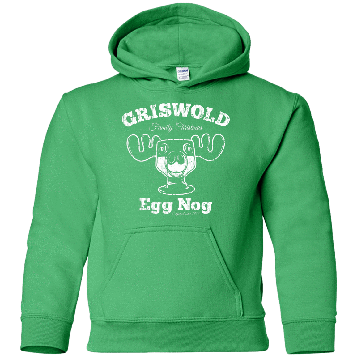 Sweatshirts Irish Green / YS Griswold Christmas Egg Nog Youth Hoodie