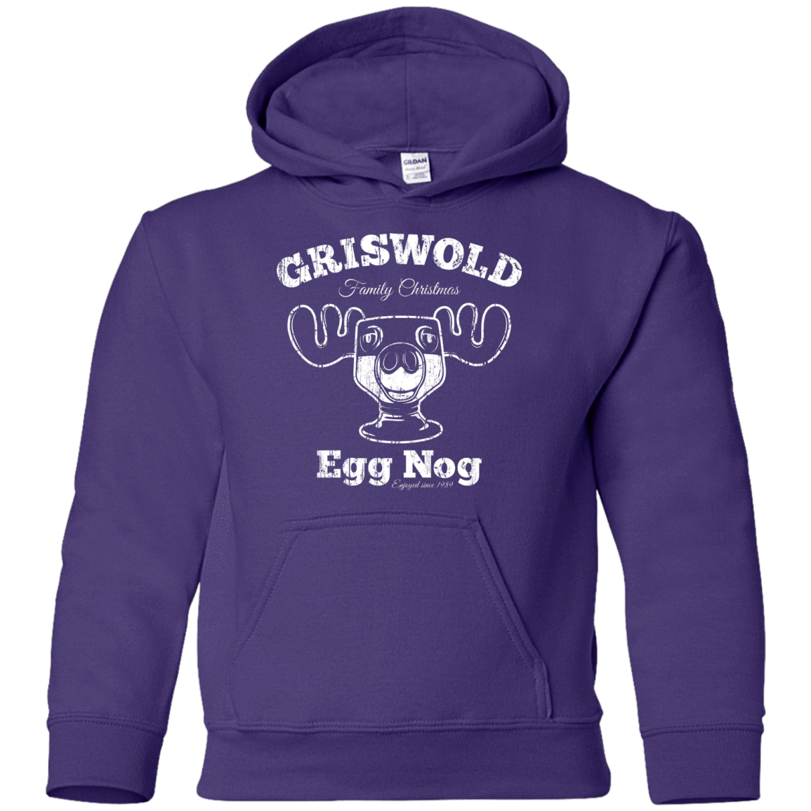 Sweatshirts Purple / YS Griswold Christmas Egg Nog Youth Hoodie