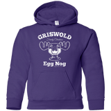 Sweatshirts Purple / YS Griswold Christmas Egg Nog Youth Hoodie