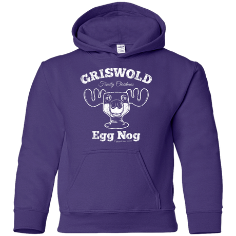 Sweatshirts Purple / YS Griswold Christmas Egg Nog Youth Hoodie