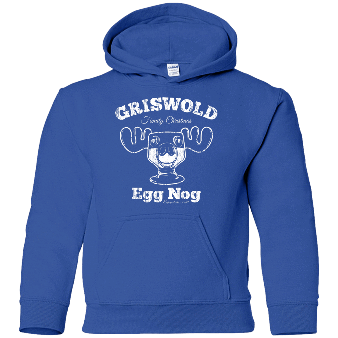 Sweatshirts Royal / YS Griswold Christmas Egg Nog Youth Hoodie
