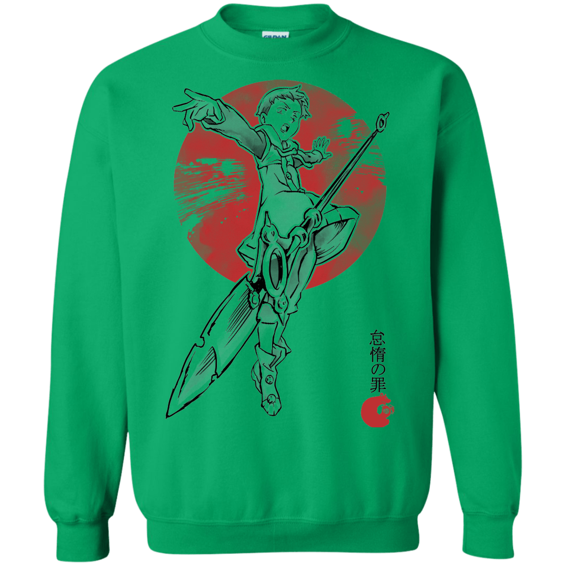 Sweatshirts Irish Green / S Grizzly Sloth Crewneck Sweatshirt