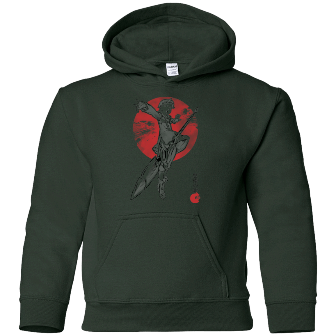 Sweatshirts Forest Green / YS Grizzly Sloth Youth Hoodie