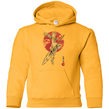 Sweatshirts Gold / YS Grizzly Sloth Youth Hoodie