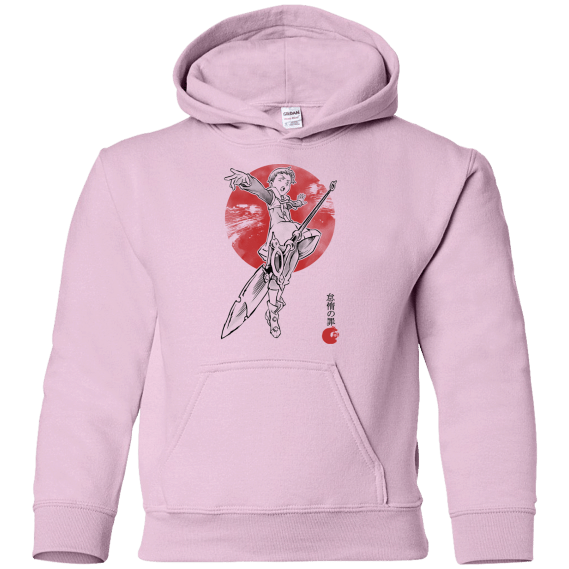 Sweatshirts Light Pink / YS Grizzly Sloth Youth Hoodie