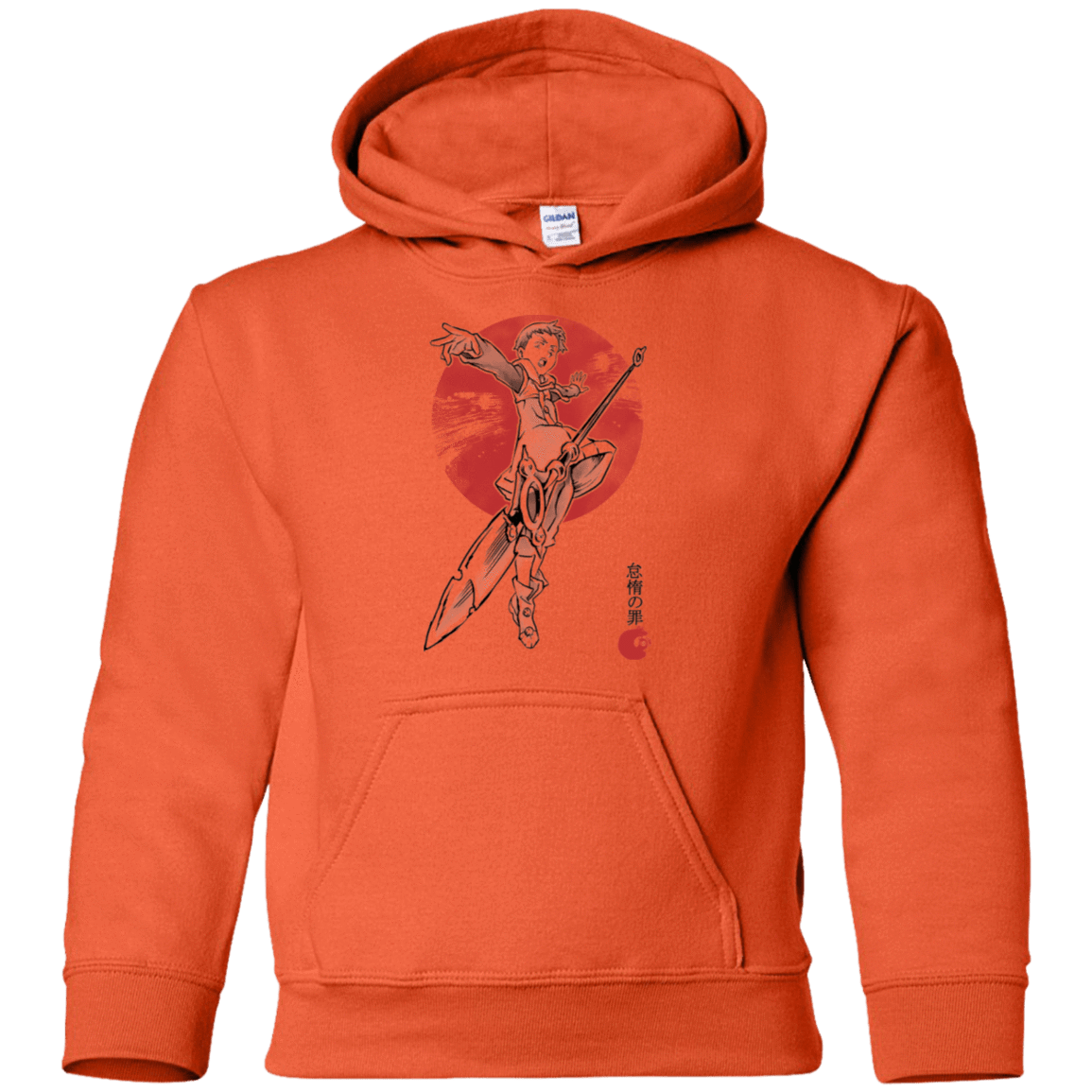 Sweatshirts Orange / YS Grizzly Sloth Youth Hoodie