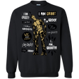 Sweatshirts Black / Small Groot Famous Quotes Crewneck Sweatshirt