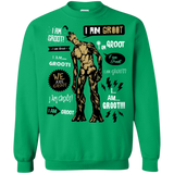 Sweatshirts Irish Green / Small Groot Famous Quotes Crewneck Sweatshirt