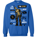 Sweatshirts Royal / Small Groot Famous Quotes Crewneck Sweatshirt