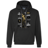 Sweatshirts Black / Small Groot Famous Quotes Premium Fleece Hoodie