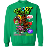 Sweatshirts Irish Green / Small Groot Flakes Crewneck Sweatshirt