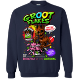 Sweatshirts Navy / Small Groot Flakes Crewneck Sweatshirt