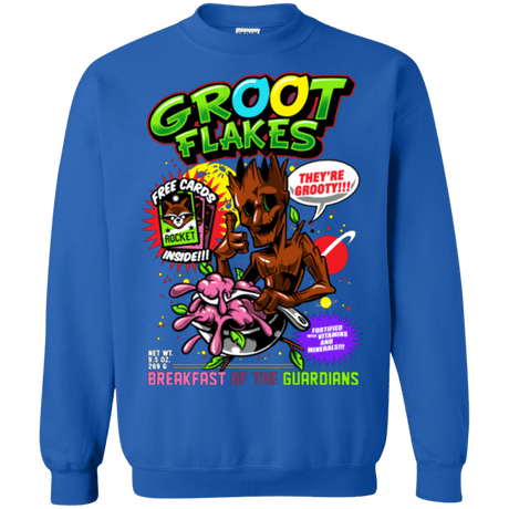 Sweatshirts Royal / Small Groot Flakes Crewneck Sweatshirt