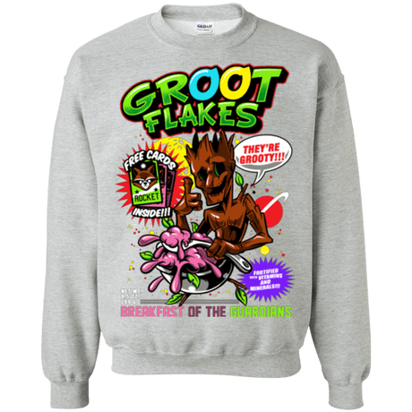 Sweatshirts Sport Grey / Small Groot Flakes Crewneck Sweatshirt