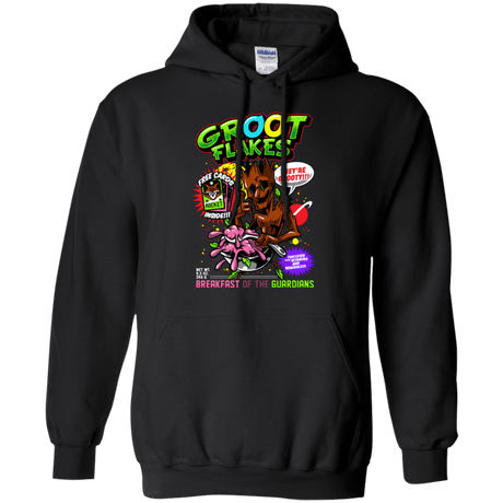 Sweatshirts Black / Small Groot Flakes Pullover Hoodie