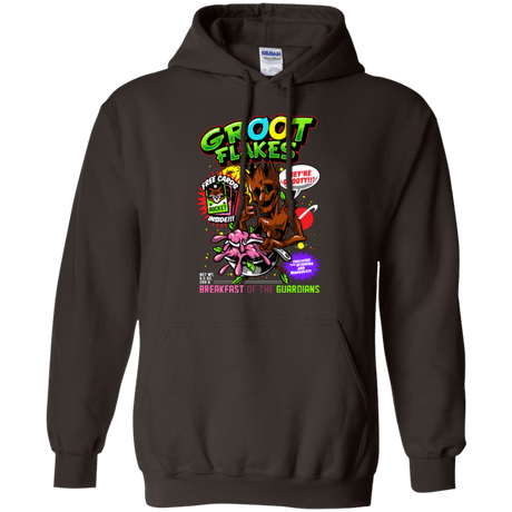 Sweatshirts Dark Chocolate / Small Groot Flakes Pullover Hoodie