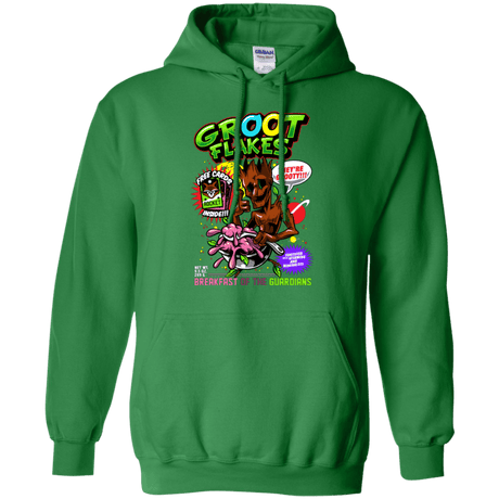 Sweatshirts Irish Green / Small Groot Flakes Pullover Hoodie