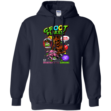 Sweatshirts Navy / Small Groot Flakes Pullover Hoodie