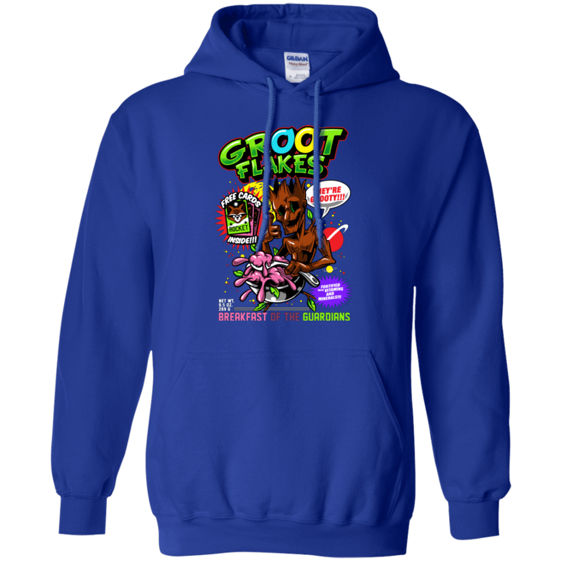 Sweatshirts Royal / Small Groot Flakes Pullover Hoodie