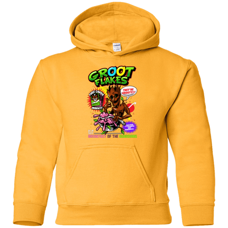 Sweatshirts Gold / YS Groot Flakes Youth Hoodie