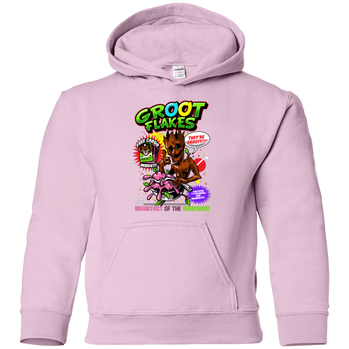 Sweatshirts Light Pink / YS Groot Flakes Youth Hoodie