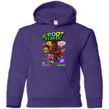 Sweatshirts Purple / YS Groot Flakes Youth Hoodie