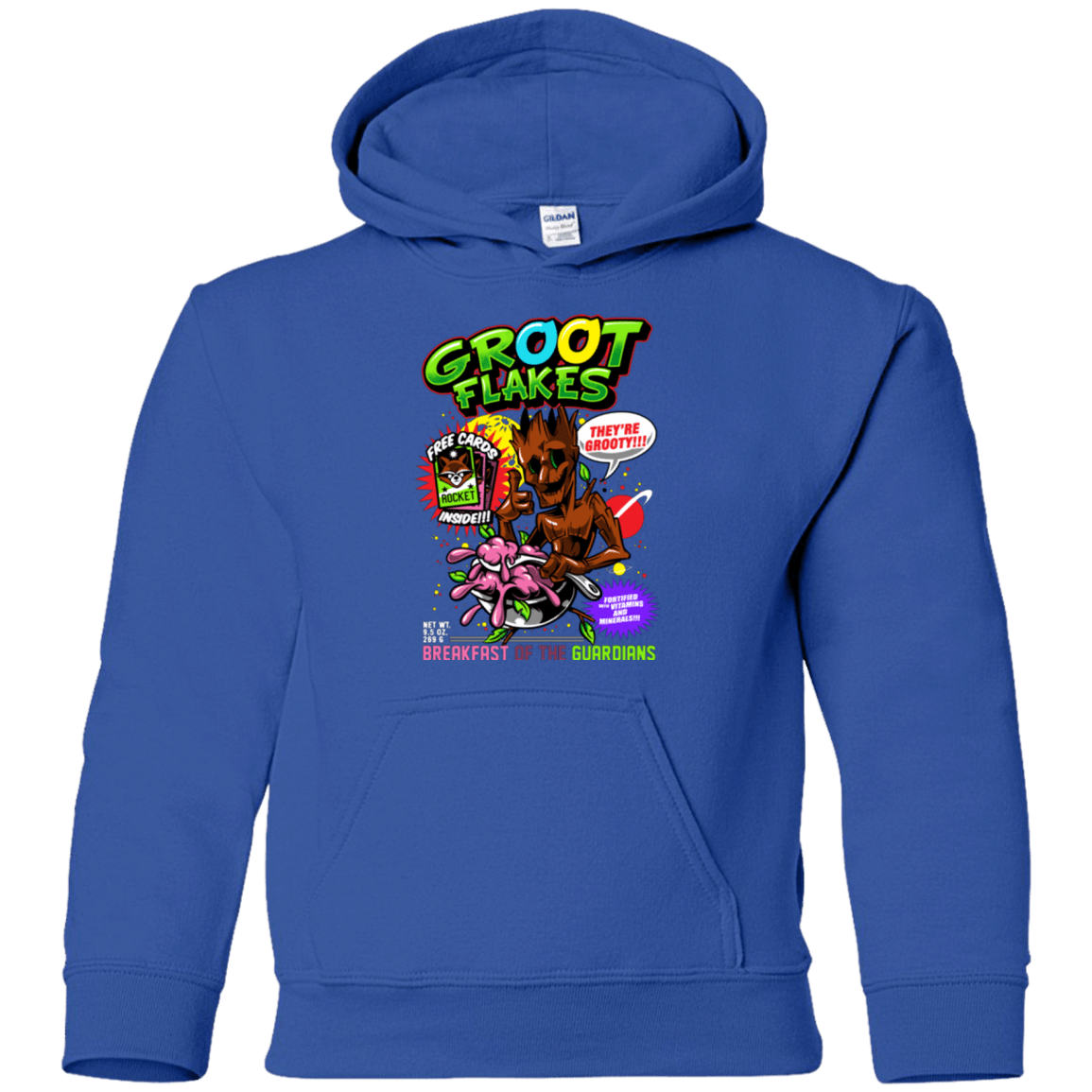 Sweatshirts Royal / YS Groot Flakes Youth Hoodie
