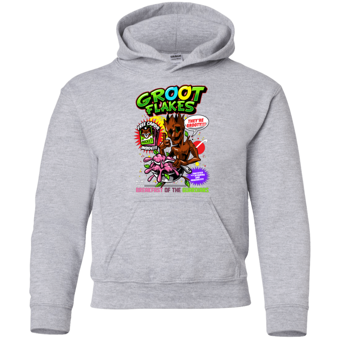 Sweatshirts Sport Grey / YS Groot Flakes Youth Hoodie