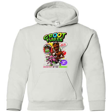 Sweatshirts White / YS Groot Flakes Youth Hoodie