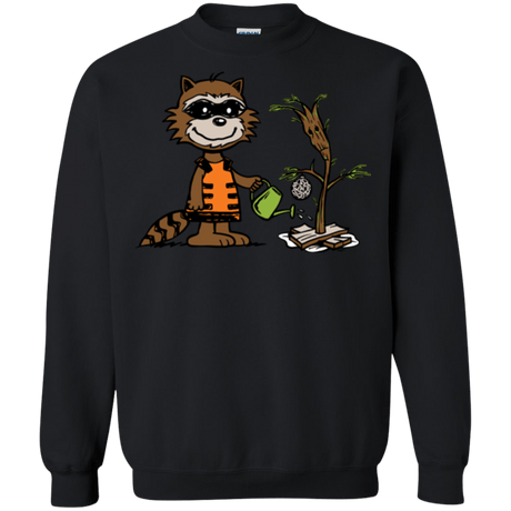 Sweatshirts Black / Small Groot Grief Crewneck Sweatshirt