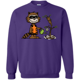 Sweatshirts Purple / Small Groot Grief Crewneck Sweatshirt