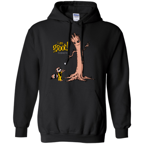 Sweatshirts Black / Small Groot Is Giving Pullover Hoodie