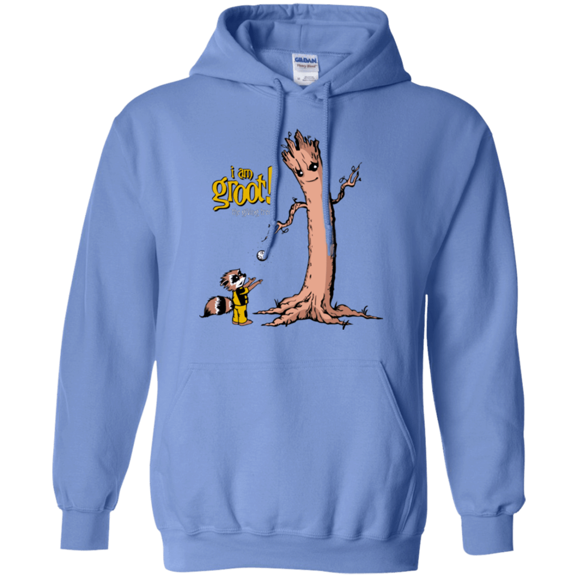 Sweatshirts Carolina Blue / Small Groot Is Giving Pullover Hoodie