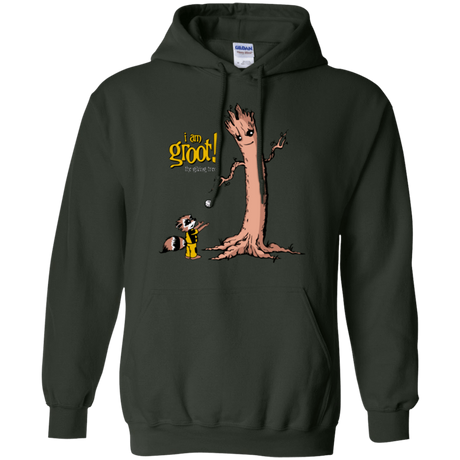 Sweatshirts Forest Green / Small Groot Is Giving Pullover Hoodie