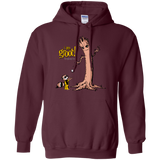 Sweatshirts Maroon / Small Groot Is Giving Pullover Hoodie