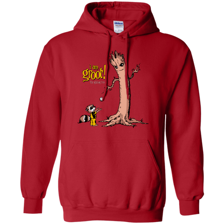 Sweatshirts Red / Small Groot Is Giving Pullover Hoodie