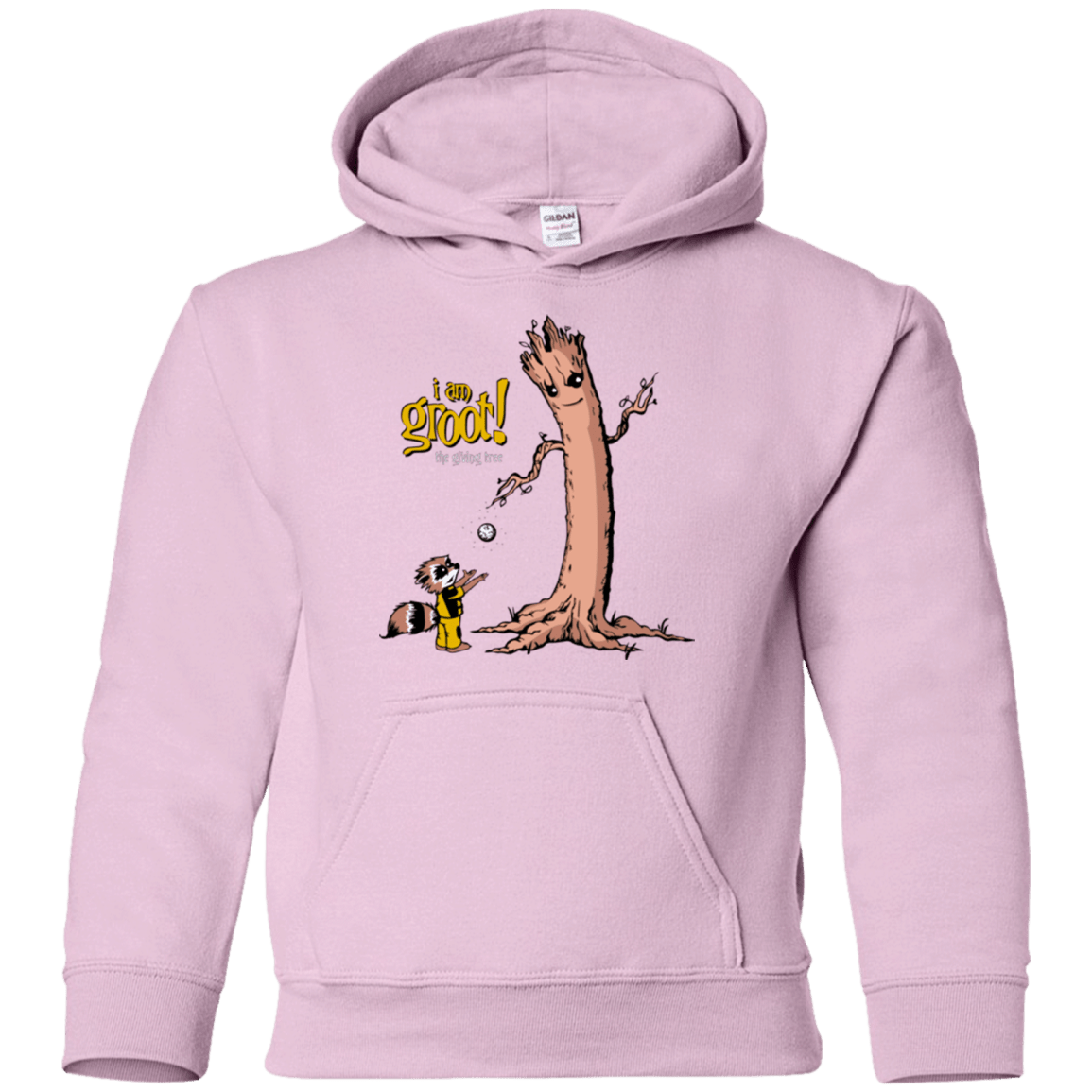Sweatshirts Light Pink / YS Groot Is Giving Youth Hoodie
