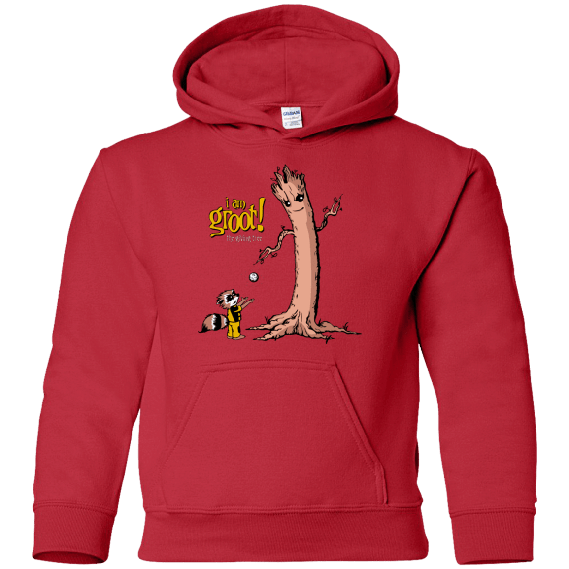 Sweatshirts Red / YS Groot Is Giving Youth Hoodie